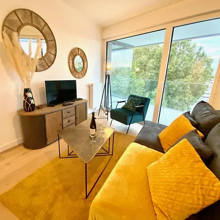 شقة Presqu'ile De Caen, Terrasse & Parking كان