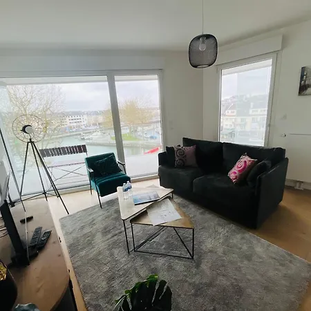شقة Presqu'ile De Caen, Terrasse & Parking كان