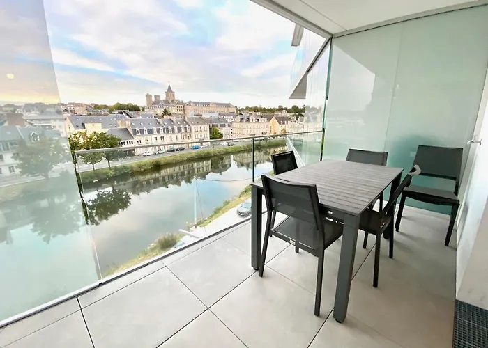 Presqu'ile De Caen, Terrasse & Parking Apartman